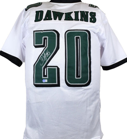 Brian Dawkins Autographed Philadelphia Eagles Style White Jersey