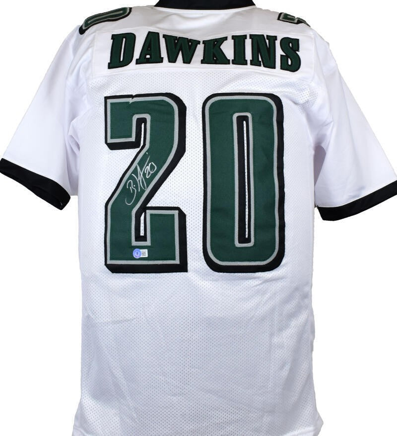 Brian Dawkins Autographed Philadelphia Eagles Style White Jersey