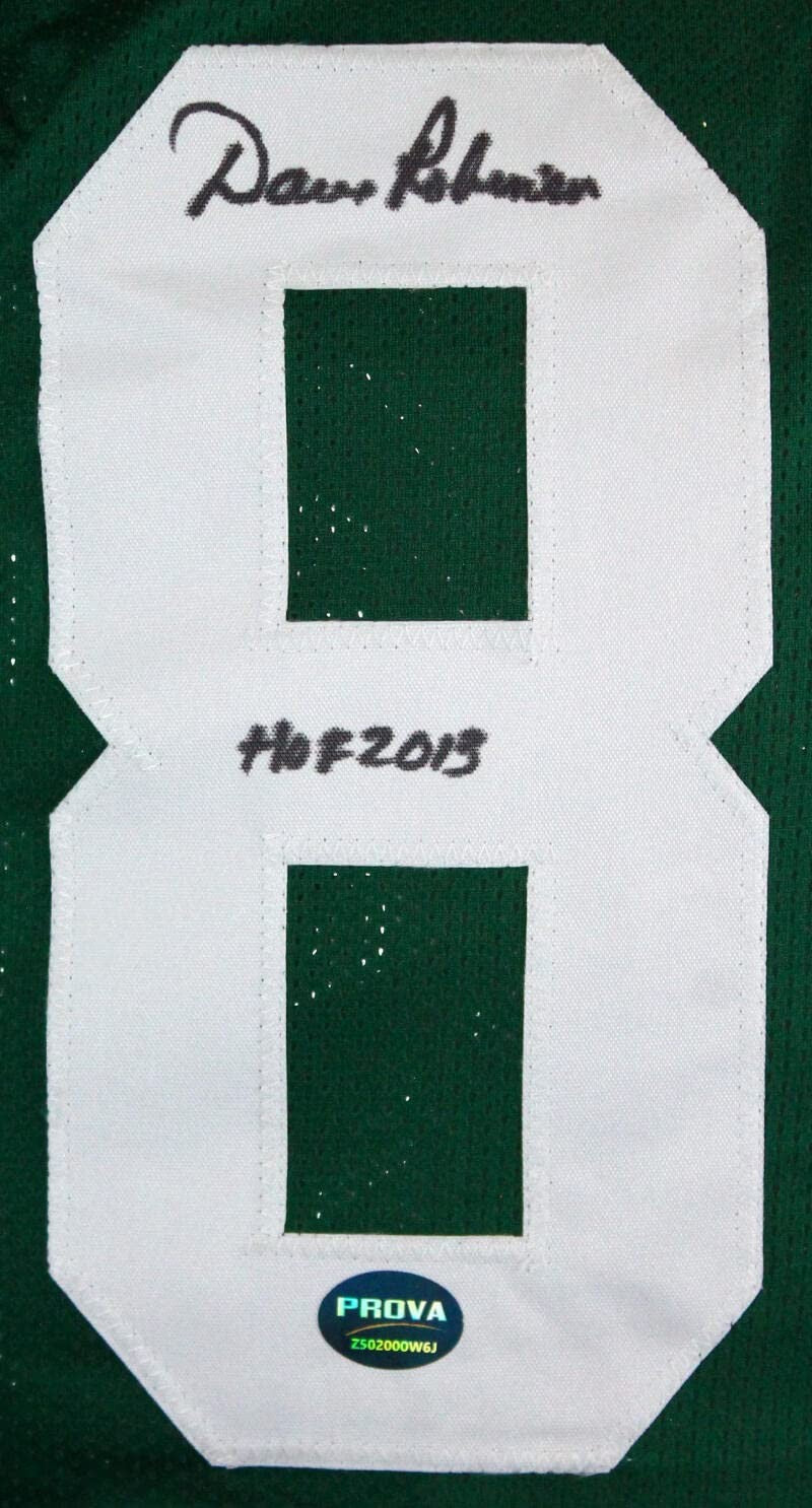 Dave Robinson Signed Green Custom Jersey