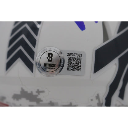 Von Miller Autographed Buffalo Bills 2024 Salute to Service Mini Helmet