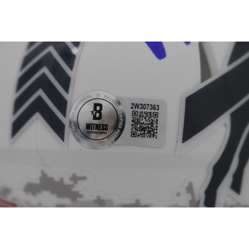 Von Miller Autographed Buffalo Bills 2024 Salute to Service Mini Helmet