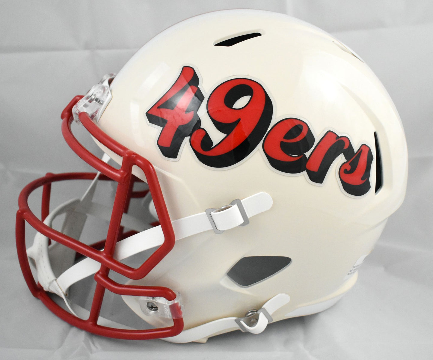 Mike Evans Autographed San Francisco 49ers Full Size Retro Speed Helmet