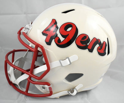 Mike Evans Autographed San Francisco 49ers Full Size Retro Speed Helmet