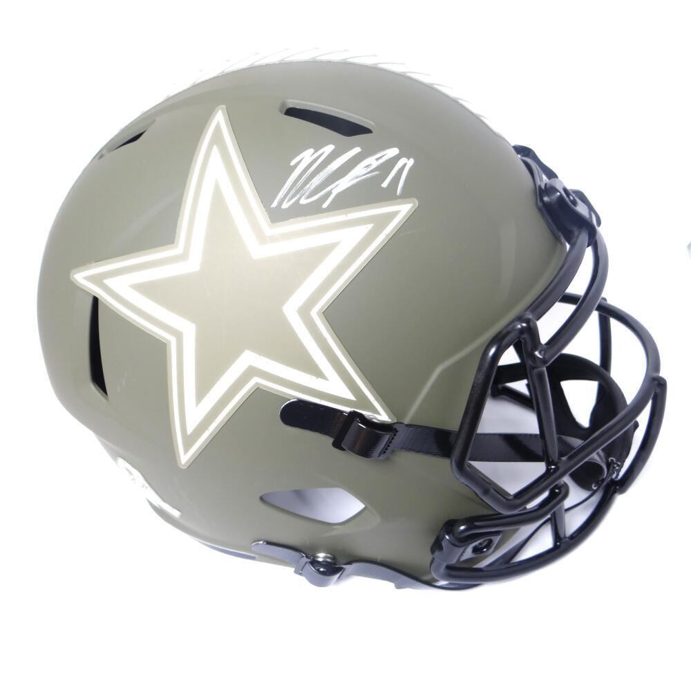 Micah Parsons Signed Dallas Cowboys Salute to Service Full Size Helmet
