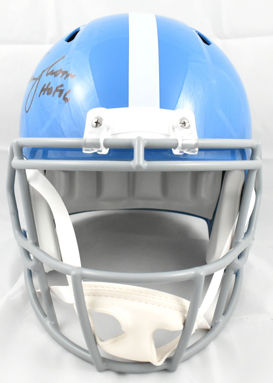 Warren Moon Autographed Houston Oilers Full Size Speed Helmet HOF Inscription