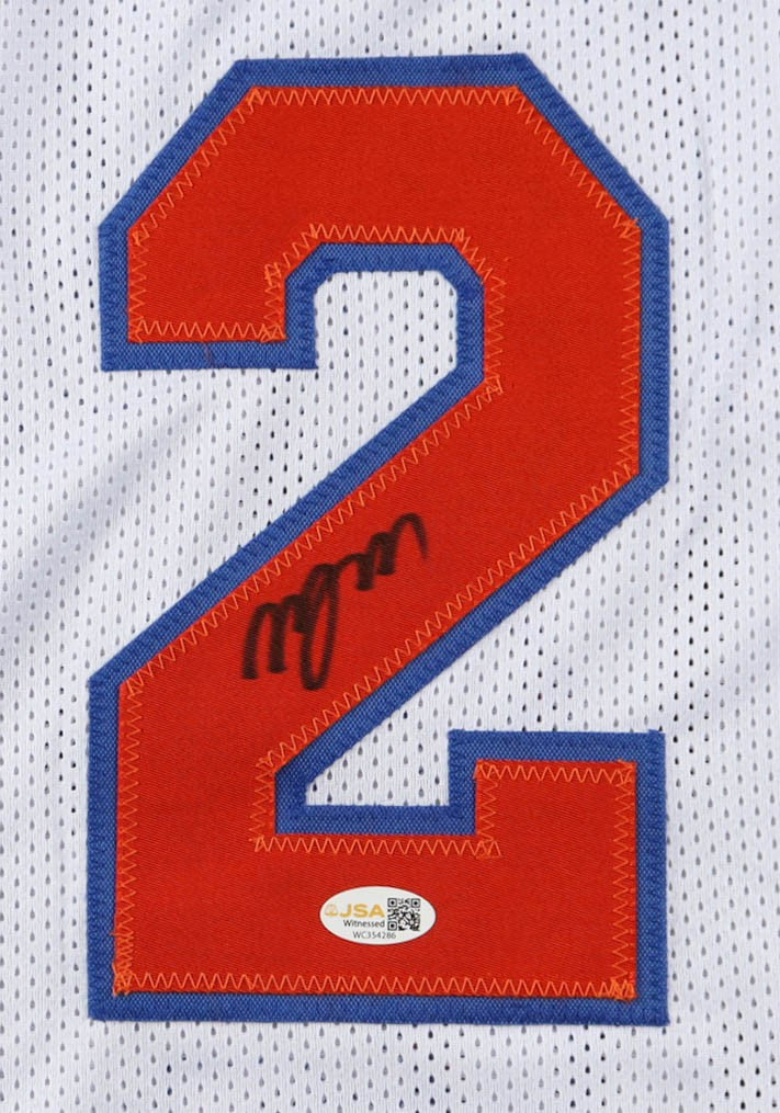 Miles McBride Autographed New York Knicks White Jersey
