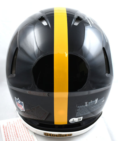 T.J. Watt Signed Pittsburgh Steelers Full Size Speed Authentic Helmet