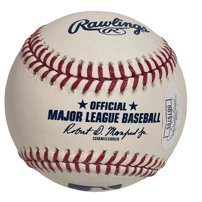 Fred Wilpon Signed ROMLB Baseball "Lets Go Mets" Inscription JSA