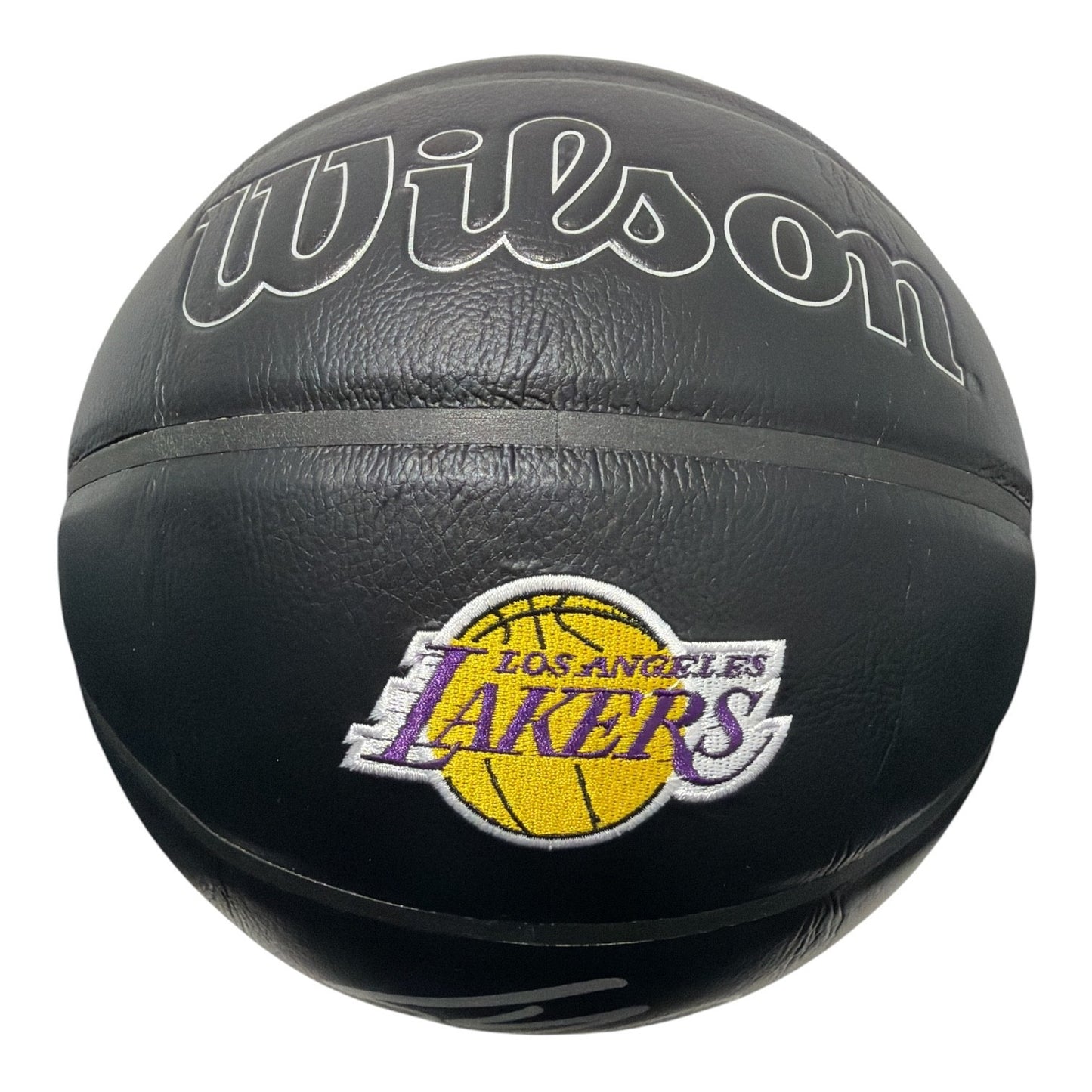 Shaquille O'Neal Signed Los Angeles Lakers Black Wilson Basketball