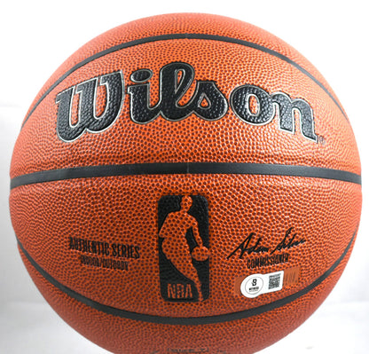 Clyde Drexler Signed Wilson NBA Authentic Basketball