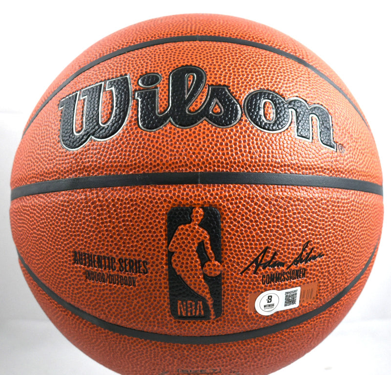 Clyde Drexler Signed Wilson NBA Authentic Basketball