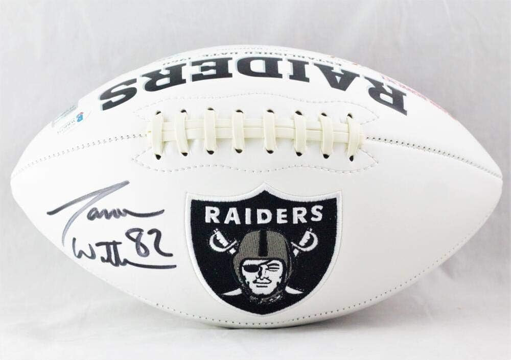 Jason Witten Autographed Las Vegas Raiders Logo Football