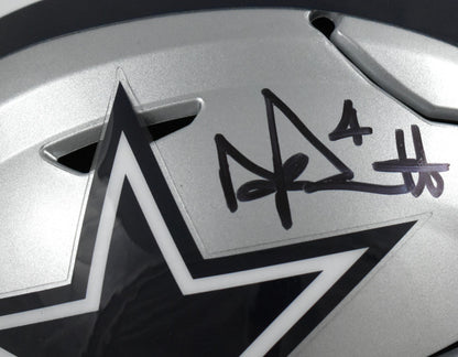 Dak Prescott Signed Dallas Cowboys Mid-Size SpeedFlex Helmet