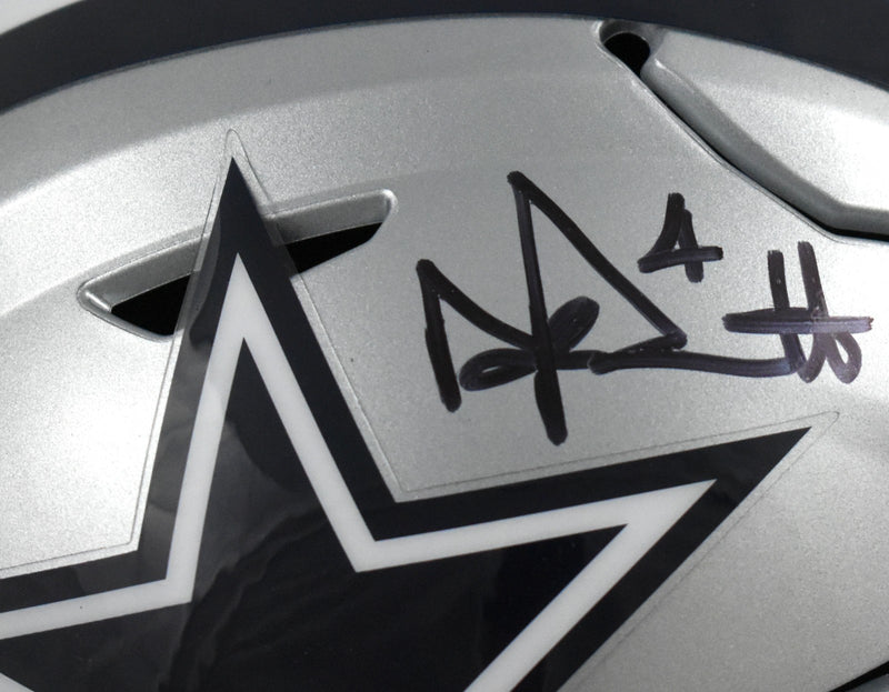 Dak Prescott Signed Dallas Cowboys Mid-Size SpeedFlex Helmet
