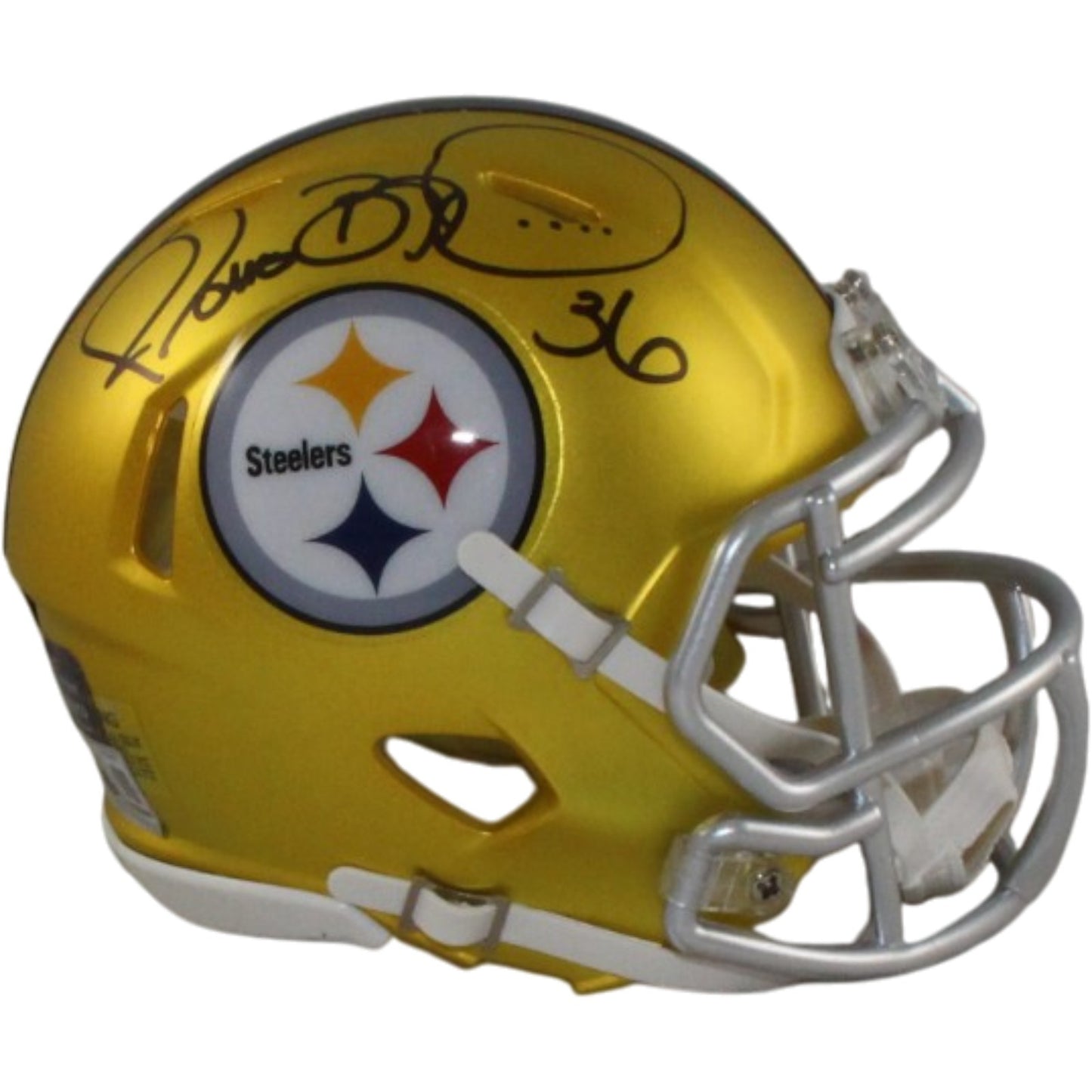 Jerome Bettis Autographed Pittsburgh Steelers Blaze Mini Helmet