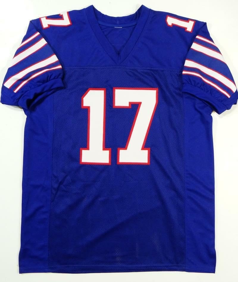 Emmanuel Sanders Autographed Blue Custom College Style Jersey