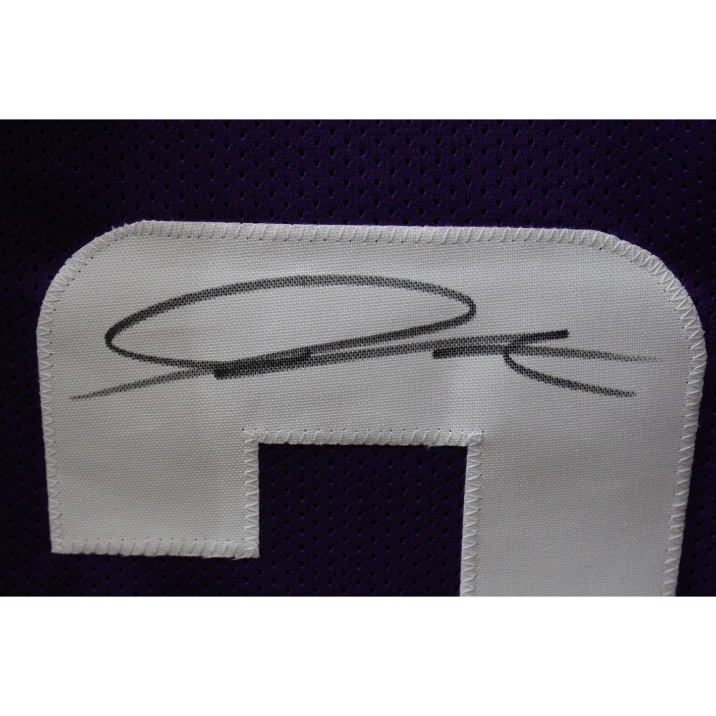 Jordan Addison Signed Pro Style Purple Jersey (Beckett)