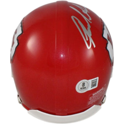 Jared Allen Autographed Kansas City Chiefs VSR4 Mini Helmet HOF Inscription