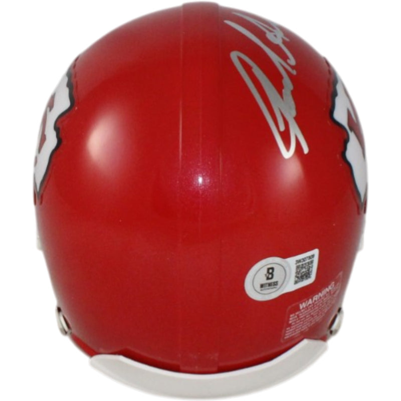 Jared Allen Autographed Kansas City Chiefs VSR4 Mini Helmet HOF Inscription