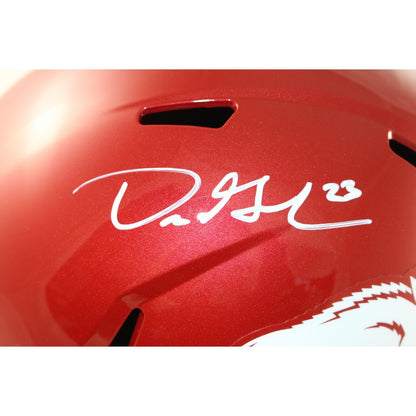 Dre Greenlaw Signed Arkansas Razorbacks Full Size Replica Helmet