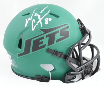 Wayne Chrebet Signed New York Jets Rave Speed Mini Helmet