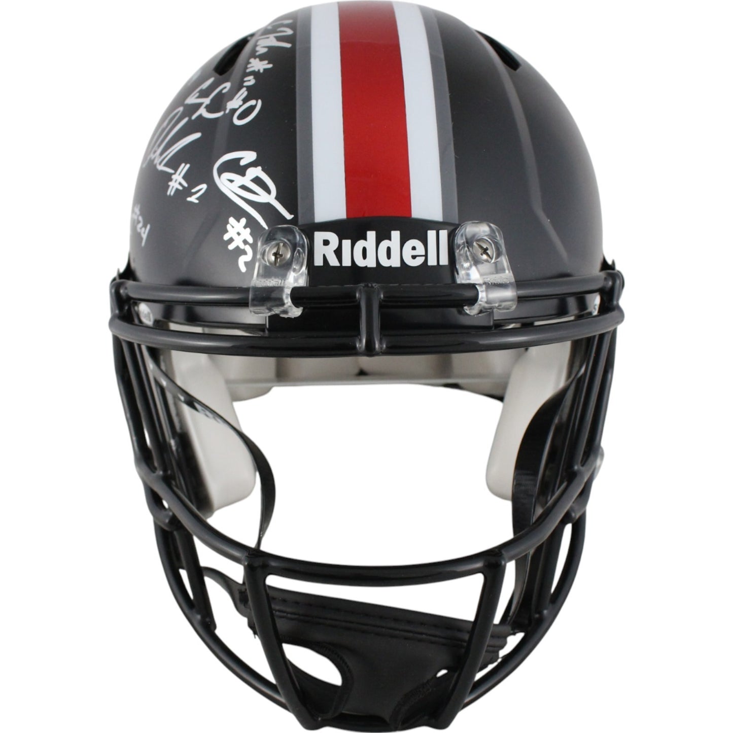Ohio State Buckeyes Team Signed Full Size Authentic Helmet (20 Sigs)