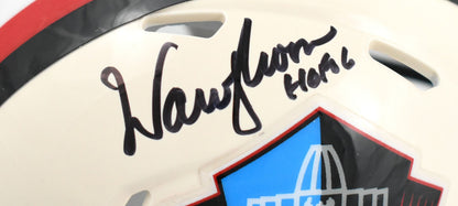 Warren Moon Autographed HOF Retro Speed Mini Helmet