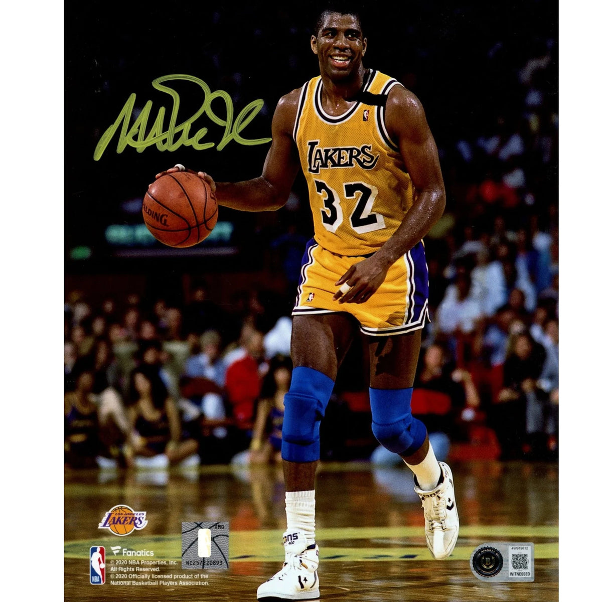Magic Johnson Autographed Los Angeles Lakers 8x10 Photo