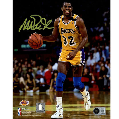 Magic Johnson Autographed Los Angeles Lakers 8x10 Photo