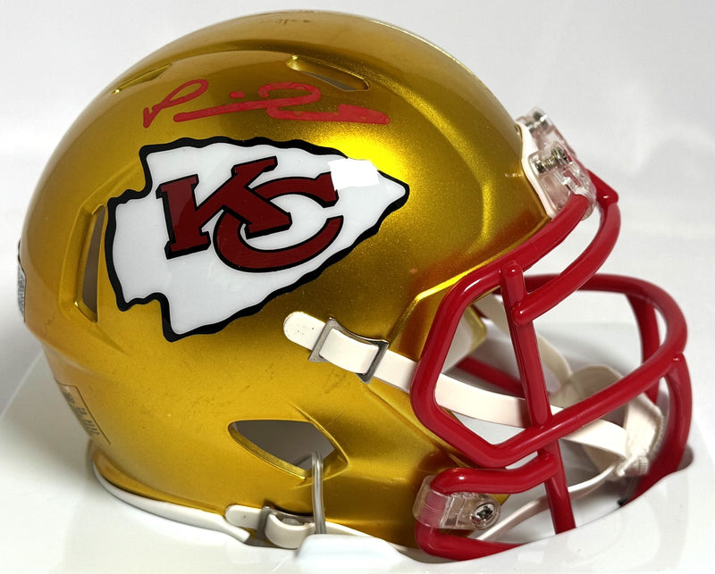 Patrick Mahomes II Autographed Kansas City Chiefs Flash Speed Mini Helmet