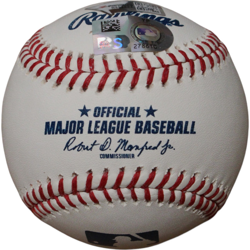 Rhys Hoskins Autographed Milwaukee Brewers Official Major League Baseball