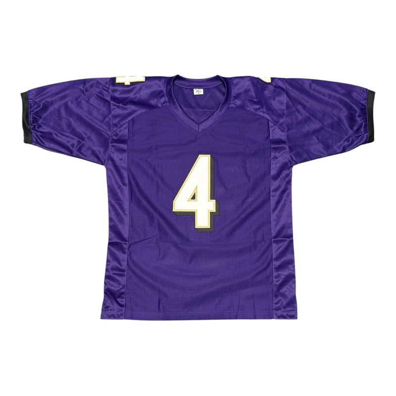 Zay Flowers Autographed Baltimore Ravens Custom Jersey