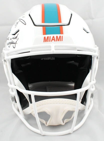 Ricky Williams Signed Miami Dolphins Full Size Speedflex Authentic Helmet
