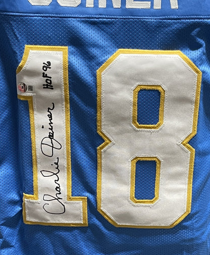 Charlie Joiner Autographed San Diego Chargers Pro Style Football Jersey