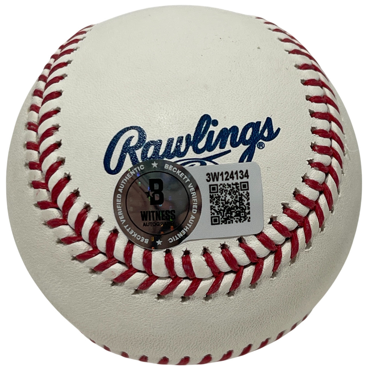 Fred McGriff Signed HOF Logo ROMLB Baseball (Beckett Witnessed)