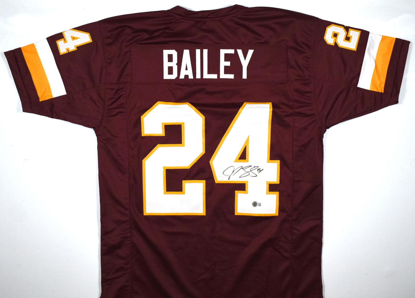Champ Bailey Signed Burgundy Custom Jersey