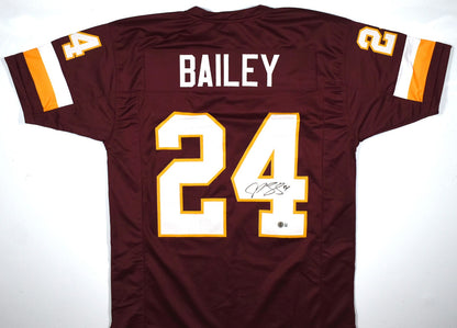 Champ Bailey Signed Burgundy Custom Jersey