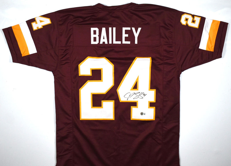 Champ Bailey Signed Burgundy Custom Jersey
