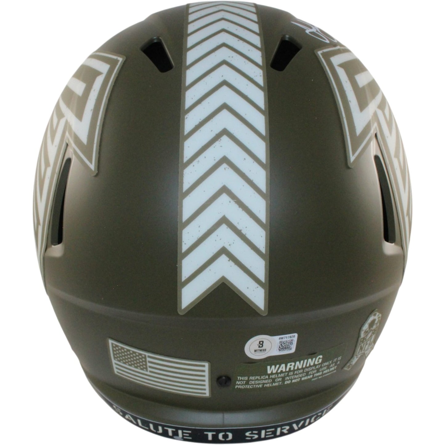 Julio Jones Signed Atlanta Falcons 2022 Salute to Service Full Size Helmet