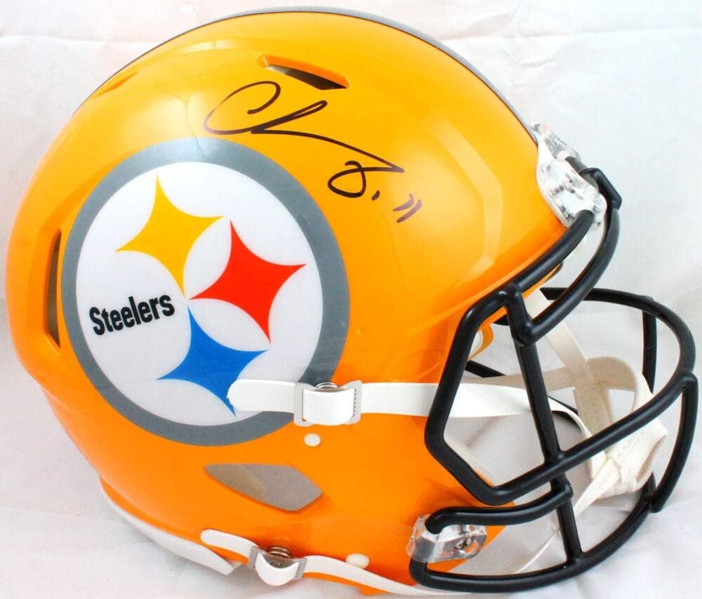 Chase Claypool Signed Pittsburgh Steelers Full Size Speed Authentic Helmet