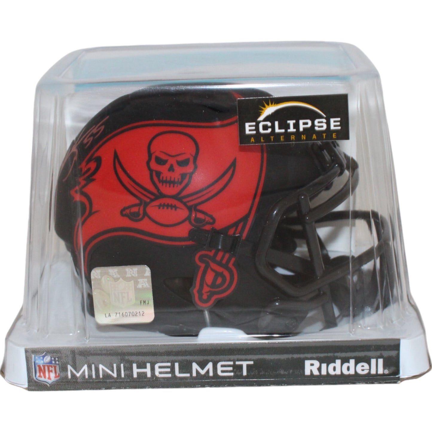 Derrick Brooks Tampa Bay Buccaneers Signed Eclipse Mini Helmet