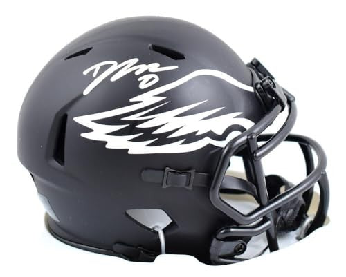 D'Andre Swift Signed Philadelphia Eagles Eclipse Speed Mini Helmet