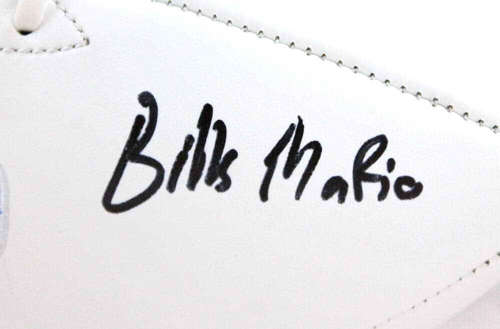 AJ Epenesa Signed Buffalo Bills Logo Football - Bills Mafia Inscription