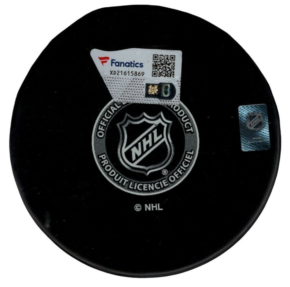 Adam Fox Signed New York Rangers Hockey Puck Fanatics COA