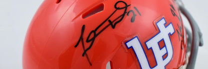 Fred Taylor Signed Florida Gators Throwback Speed Mini Helmet