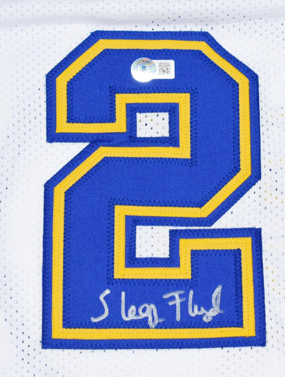 Sleepy Floyd Autographed White Custom Jersey