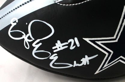 Ezekiel Elliott Signed Dallas Cowboys Black Logo Football