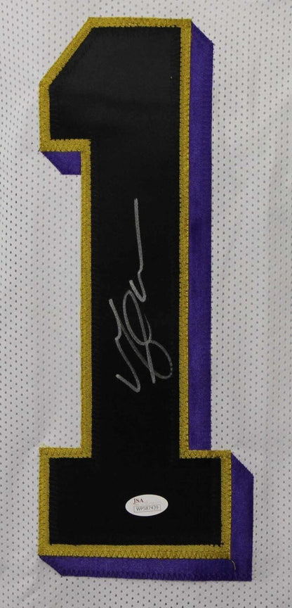 Michael Crabtree Autographed Baltimore Ravens Custom Jersey