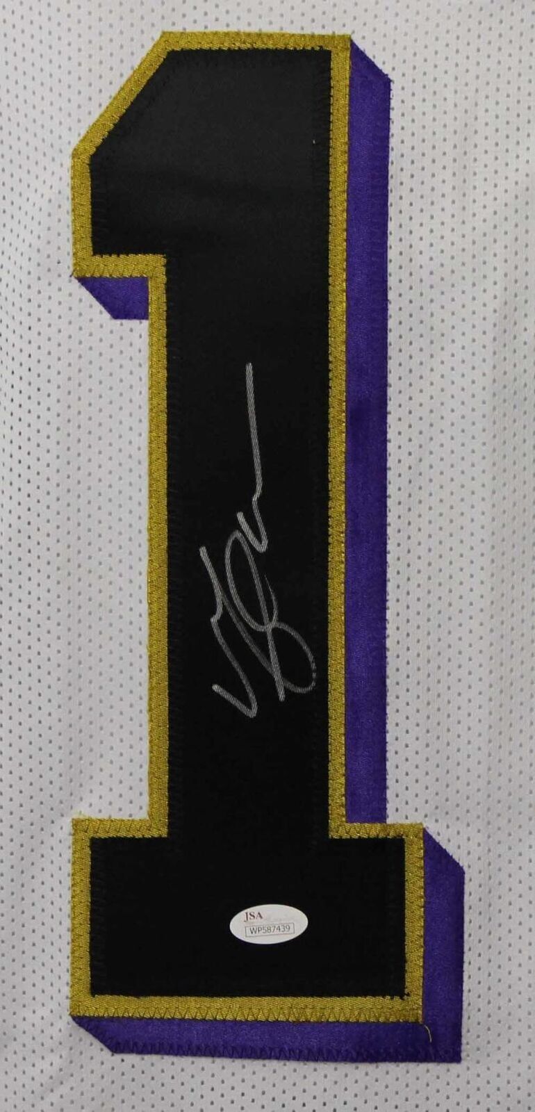 Michael Crabtree Autographed Baltimore Ravens Custom Jersey