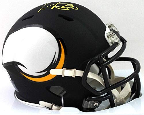 Cris Carter Signed Minnesota Vikings AMP Speed Mini Helmet